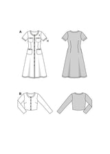 Burda pattern n°5652: Dress & Jacket