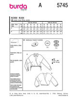 Burda Boss N ° 5745: blusa