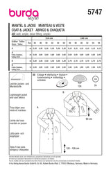 Burda Boss N ° 5747: abrigo y chaqueta