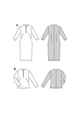 Patron Burda n°5792 : Robe & T-Shirt