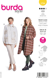 Patron Burda n°5794 : Manteau & Veste
