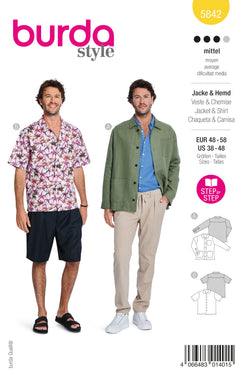 Patron Burda n°5842 : Veste & Chemise