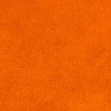 Orange bamboo sponge fabric sold per meter