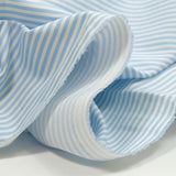 Cotton dive printed with blue rowded white background