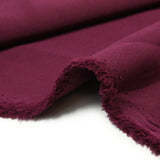 Crêpe de polyester lourd Madeleine prune