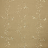 Polyester veil embroidered flowers and foliage sand