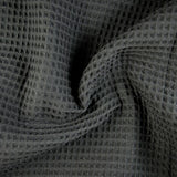 Algodón 100% Honeycomb negro