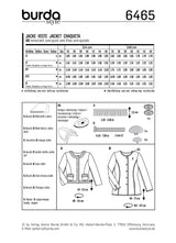 Burda Boss N ° 6465: Blazer parisino