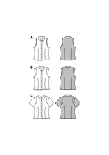Burda boss n ° 6527: summer blouse