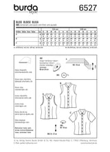 Burda boss n ° 6527: summer blouse
