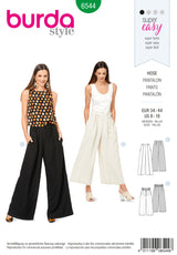 Burda boss n ° 6544: loose legs pants