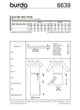 Patron n ° 6639 Burda: Holy Woggain Dress