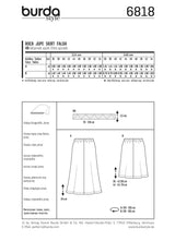 BOSS N ° 6818: falda ligera