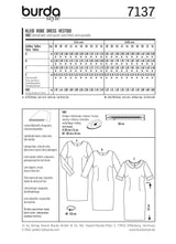 Pattern n°7137: Fitted dress