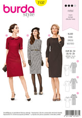 Pattern n°7137: Fitted dress