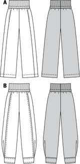 Jefe no.: 7400 pantalones