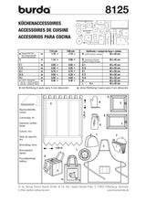 Patron n°8125 : Accessoires pour la cuisine