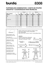 Patron n°8308 : Coordonnés