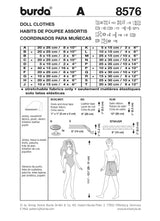 Burda Boss N ° 8576: Armario de muñecas