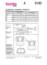Burda kids pattern n°9190: Contact details