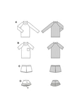 Burda kids pattern n°9192: Swimsuit