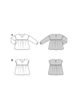 Burda kids pattern n°9195: Blouse