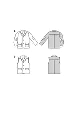 Burda Children's Boss N ° 9234: Chaqueta y chaleco