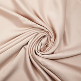 Plain polyester satin Inès pink beige