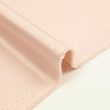 Plain polyester satin Inès pink beige