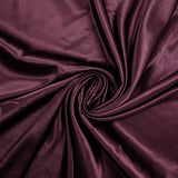 Eggplant fine polyester satin