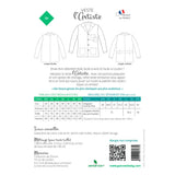 Men's sewing pattern: jacket the artist
