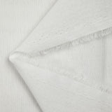 Plain white viscose linen
