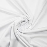 Plain polyester satin Inès white