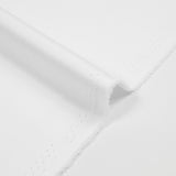 Plain polyester satin Inès white