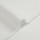 Plain white viscose linen
