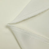 Plain polyester satin Inès off-white