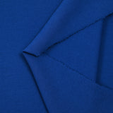 Royal blue fine cotton polo knit