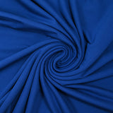 Royal blue fine cotton polo knit