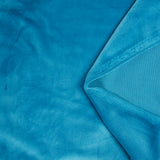 Turquesa Jersey de terciopelo muy suave