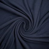 Jersey de coton piqué bleu marine
