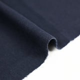 Jersey de coton piqué bleu marine