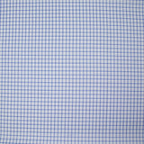 Paul jacquard polycotton poplin with blue checks