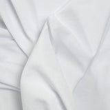 White cotton jersey