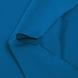 Cobalt blue silk and acetate crepe de chine