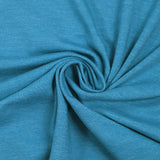 Jersey de algodón azul turquesa jaspeado