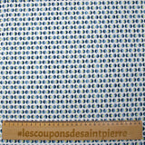 Cotton elastane sunrise in polka dot white background