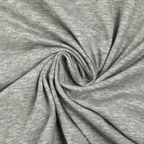 Heather gray cotton jersey