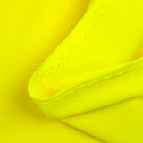 Punto piqué de poliéster amarillo flúor