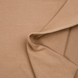 Beige heavy tubular ribbed jersey