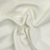 Jersey de poliéster con reverso de piqué blanco roto
